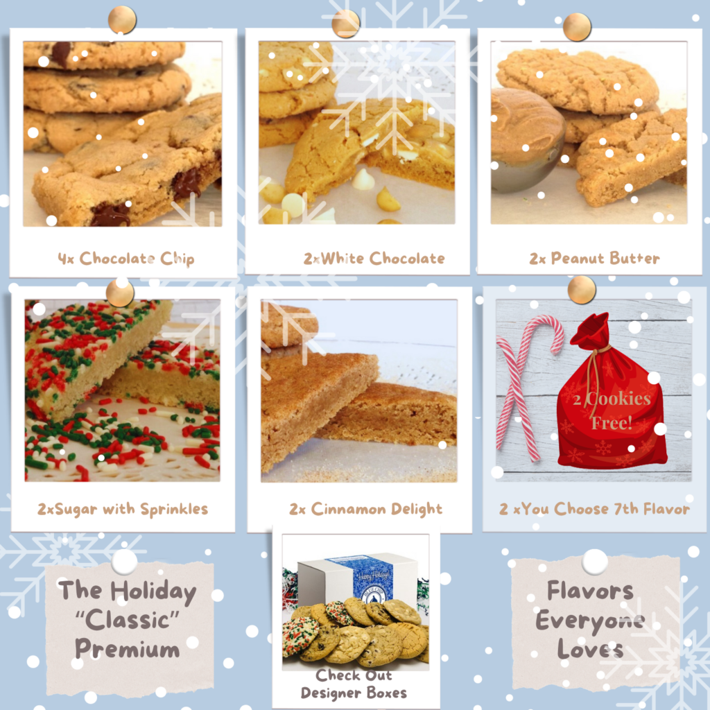 holiday premium classics (14 cookies)