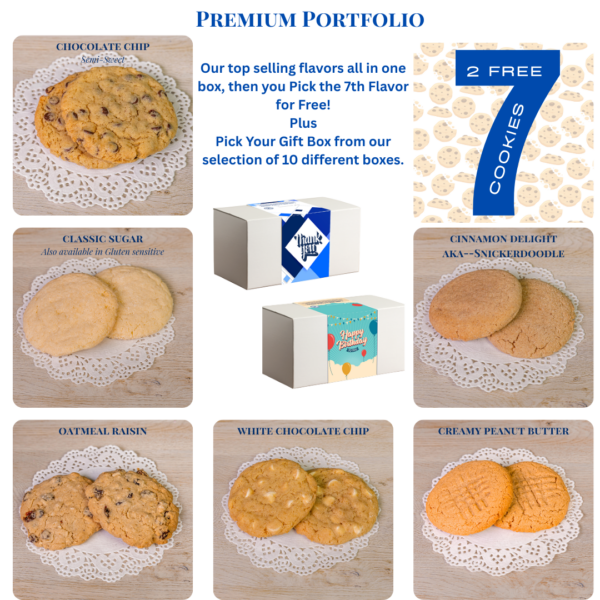 Assorted cookies promotion with gift box options