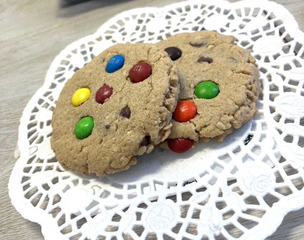 Peanut Butter, Oats, M&M and Semi-Sweet